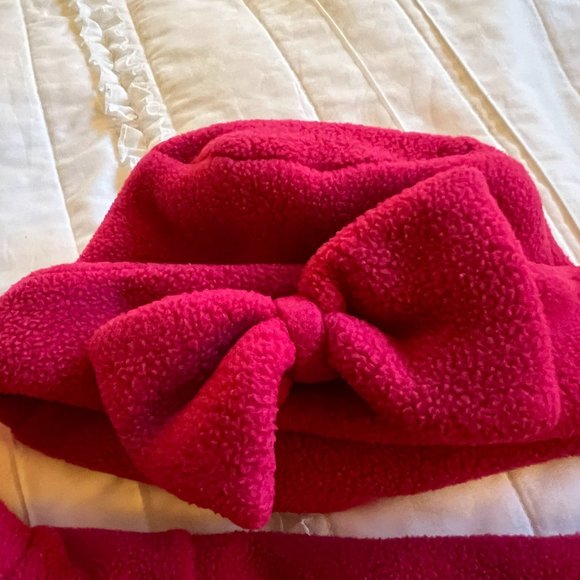 Vintage 1990's Bio Bottoms Girls 4/5 Fleece Coat and Hat Set - Picture 3 of 7